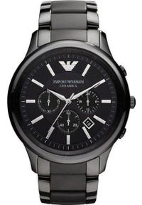 Emporio Armani - Zegarek Emporio ZEGAREK MĘSKI EMPORIO ARMANI CERAMICA (zx122a) - CHRONOGRAF #1