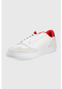 Tommy Jeans sneakersy EM0EM00963.YBR.CITY.TE kolor biały. Nosek buta: okrągły. Zapięcie: sznurówki. Kolor: biały. Materiał: poliester, guma #4