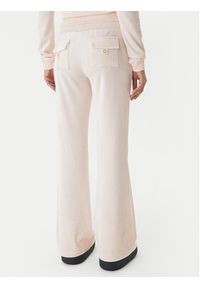 Juicy Couture Spodnie dresowe Caisa JCSEBJ008G Różowy Slim Fit. Kolor: różowy. Materiał: bawełna #4