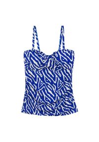 Regatta - Top Tankini Damskie Aceana III Abstract. Kolor: niebieski