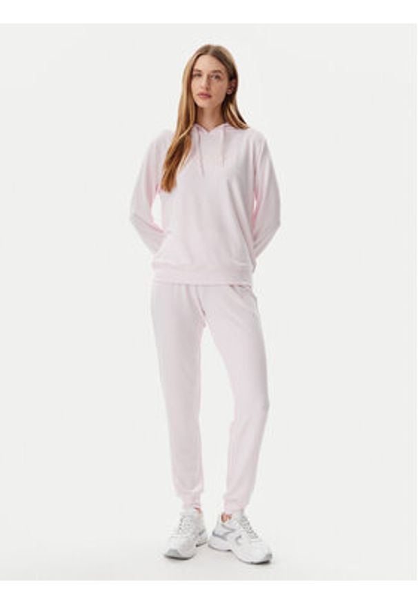 Guess Spodnie materiałowe O5GB05 KCQP2 Różowy Regular Fit. Kolor: różowy. Materiał: syntetyk