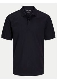 Jack & Jones Polo Kane 12270150 Czarny Regular Fit. Typ kołnierza: polo. Kolor: czarny. Materiał: bawełna, syntetyk #6