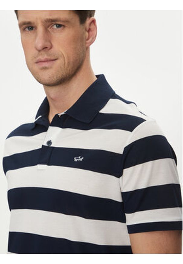 PAUL & SHARK - Paul&Shark Polo C0P1228 Granatowy Regular Fit. Typ kołnierza: polo. Kolor: niebieski
