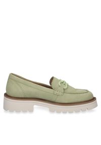 Loafersy Caprice. Kolor: zielony #1