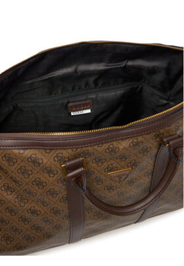 Guess Torba podróżna TMPILO P5335 Brązowy. Kolor: brązowy. Materiał: skóra