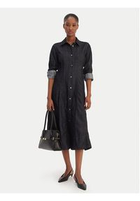 TOMMY HILFIGER - Tommy Hilfiger Sukienka jeansowa WW0WW48520 Granatowy Regular Fit. Kolor: niebieski. Materiał: bawełna #2