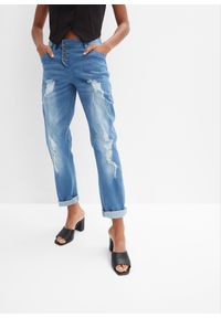 bonprix - Dżinsy boyfriend, średni stan. Kolor: niebieski #1