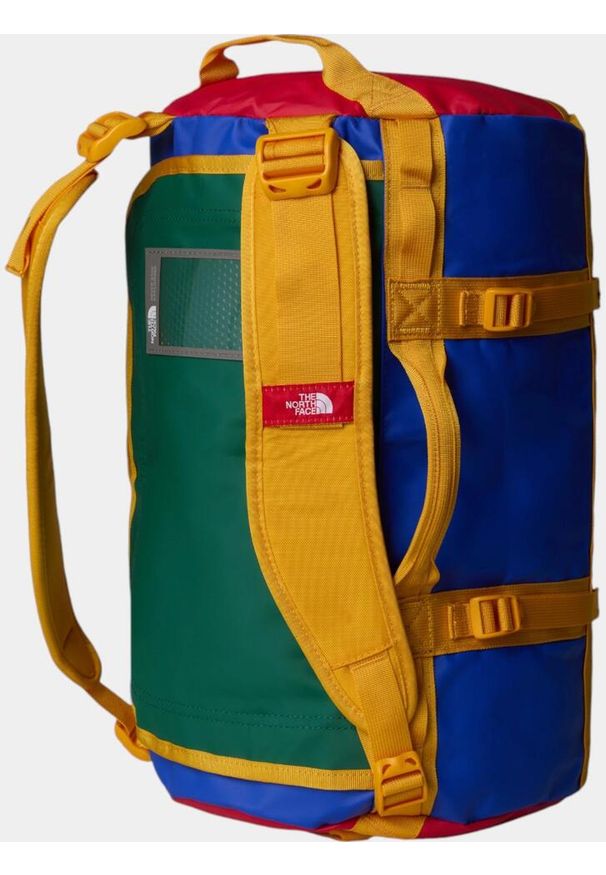 Torba sportowa The North Face Base Camp Duffel. Kolor: żółty, czerwony, wielokolorowy, niebieski. Materiał: materiał