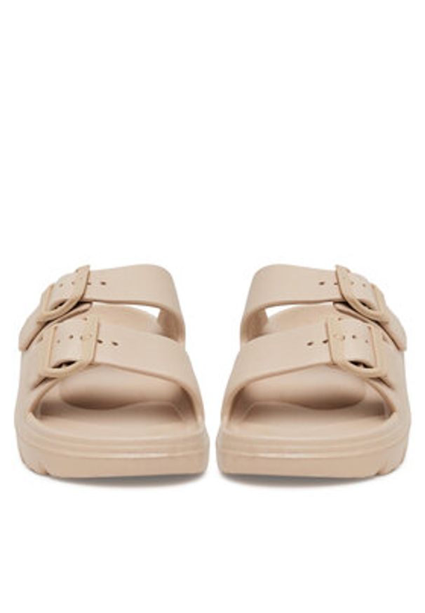 DeeZee Klapki MU-D8-EV0331 Beżowy. Kolor: beżowy. Materiał: syntetyk