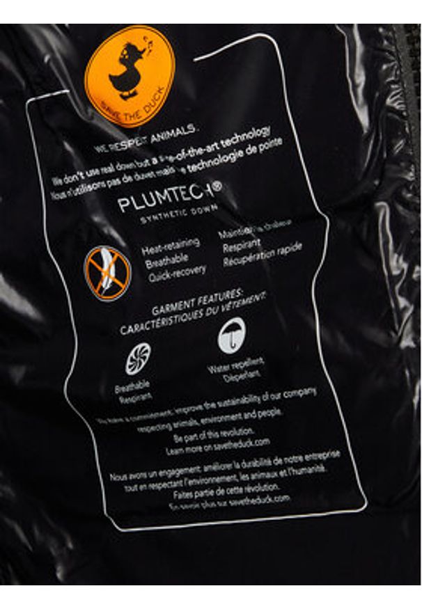 Save The Duck Kurtka zimowa D30816M LUCK19 Czarny Regular Fit. Kolor: czarny. Materiał: syntetyk. Sezon: zima