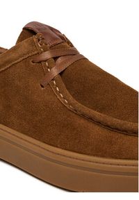 TOMMY HILFIGER - Tommy Hilfiger Półbuty Modern Light Suede Moc Toe Shoe FM0FM05501 Brązowy. Kolor: brązowy. Materiał: zamsz, skóra #5