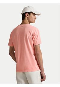 Polo Ralph Lauren T-Shirt 710969628005 Różowy Custom Slim Fit. Typ kołnierza: polo. Kolor: różowy. Materiał: bawełna #5