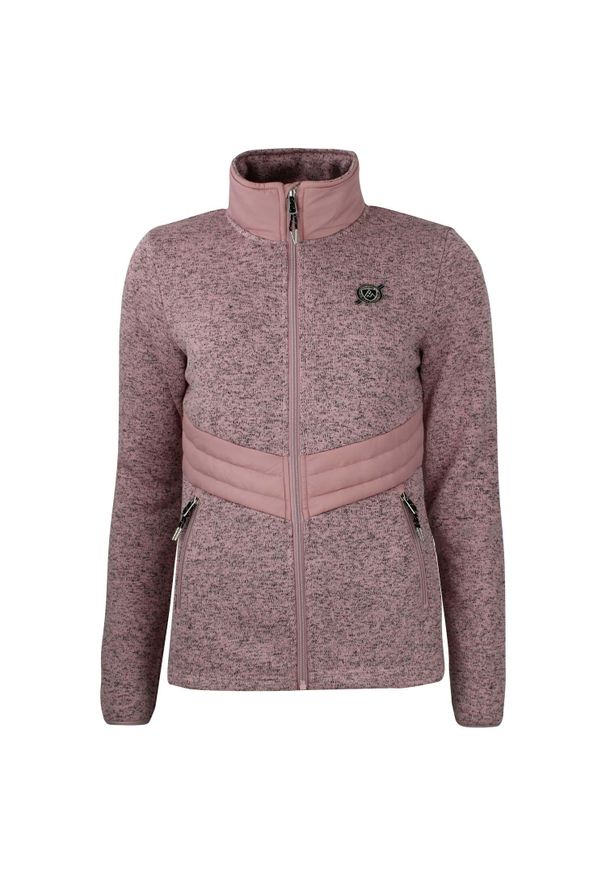 PEAK MOUNTAIN - Polaż damski z klejonką Peak Mountain Atormi. Kolor: różowy. Materiał: polar. Sezon: zima. Sport: narciarstwo