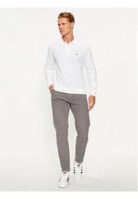 United Colors of Benetton - United Colors Of Benetton Polo 3089J3204 Biały Regular Fit. Typ kołnierza: polo. Kolor: biały. Materiał: bawełna #3