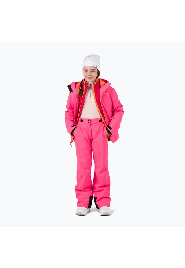 Spodnie narciarskie dziecięce Rossignol Girls Ski. Kolor: różowy. Sport: narciarstwo