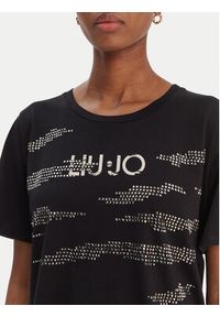 Liu Jo Sport T-Shirt TA6265 JS923 Czarny Regular Fit. Kolor: czarny. Materiał: bawełna. Styl: sportowy #2