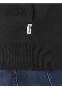 Wrangler - WRANGELR CREWNECK KNIT MĘSKI SWETER ELEGANCKI CIEPŁY LOGO REAL BLACK 112343108 W8A0011937. Styl: elegancki #3