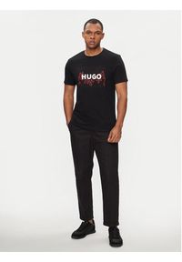 Hugo T-Shirt Dulive 50506989 Czarny Regular Fit. Kolor: czarny. Materiał: bawełna #3