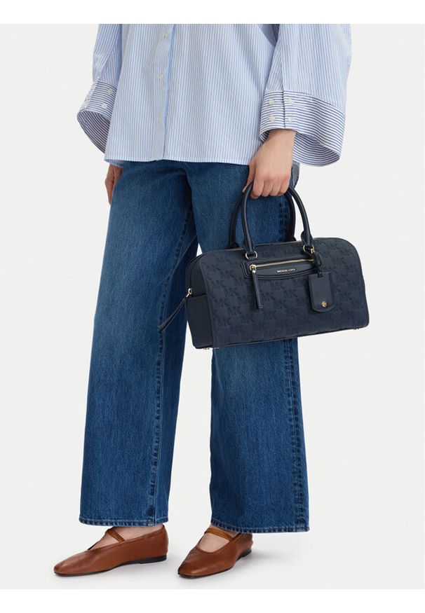 MICHAEL Michael Kors Torebka Jet Set 30S6GTVS6L Granatowy. Kolor: niebieski. Materiał: skórzane