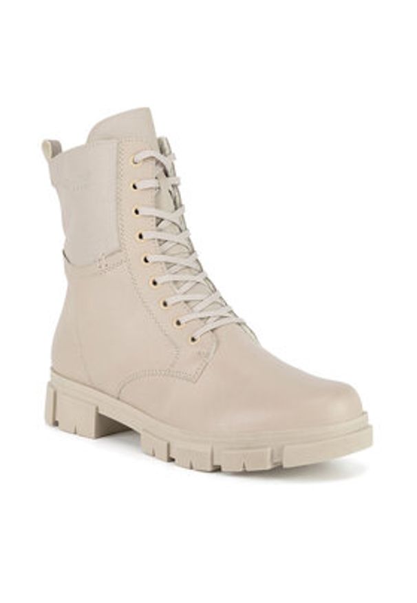 Rieker Botki Y7116-60 Beżowy. Kolor: beżowy. Materiał: skóra