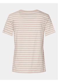 GAP - Gap T-Shirt 740140-58 Beżowy Regular Fit. Kolor: beżowy. Materiał: bawełna