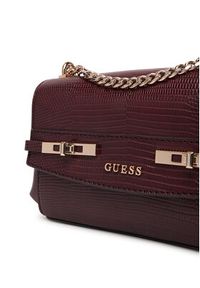 Guess Torebka Melinda Mini HWKL99 33780 Bordowy. Kolor: czerwony. Materiał: skórzane #3