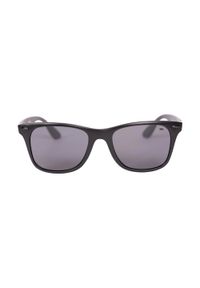 TRESPASS - Okulary Przeciwsłoneczne Unisex Dla Dorosłych Z Wytrawionym Logo Matter. Kolor: czarny
