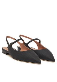 MALONE SOULIERS Baleriny Karla 10-1 Czarny. Kolor: czarny. Materiał: materiał #4