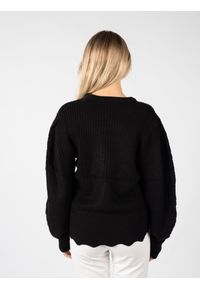 Silvian Heach Sweter "Joconde" | PGA22111 | Kobieta | Czarny. Okazja: na co dzień. Kolor: czarny. Materiał: akryl, nylon. Wzór: ze splotem. Styl: casual