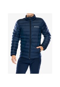 columbia - Kurtka puchowa męska Columbia Lake 22 II Down Jacket. Kolor: niebieski. Materiał: puch. Sport: turystyka piesza