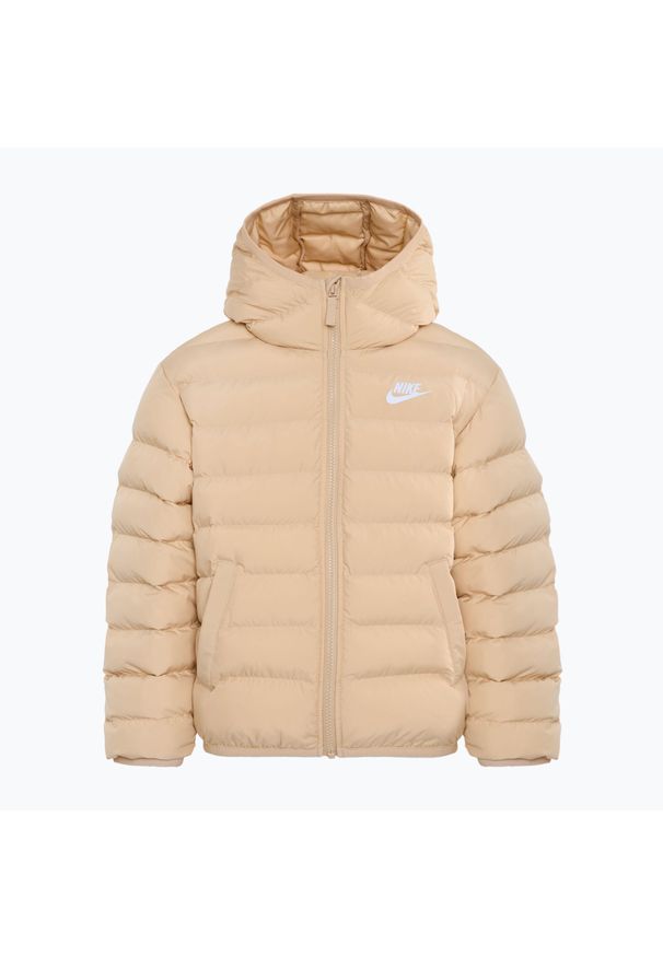 Kurtka dziecięca Nike Sportswear Lightweight Synthetic Fill. Kolor: beżowy