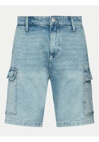 s.Oliver Szorty jeansowe 2144355 Niebieski Relaxed Fit. Kolor: niebieski. Materiał: bawełna #1