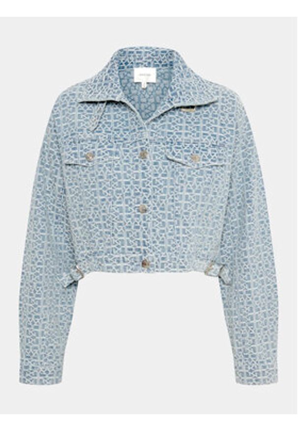 GESTUZ - Gestuz Kurtka jeansowa Nila 10908697 Niebieski Relaxed Fit. Kolor: niebieski. Materiał: bawełna