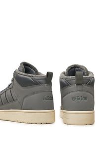 Adidas - adidas Sneakersy Rapid Court Mid Winterized JR0169 Szary. Kolor: szary. Materiał: skóra #7