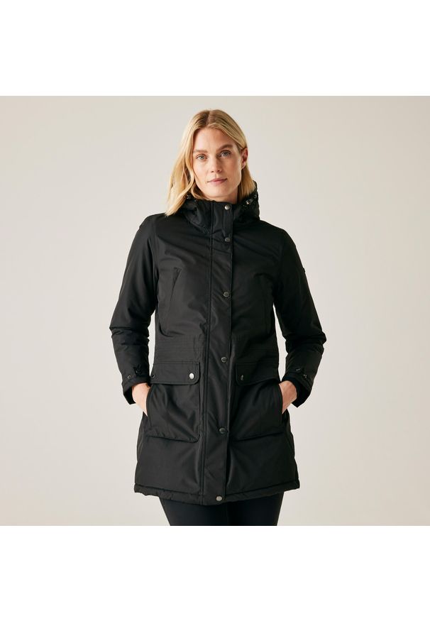 Regatta - Damska wodoodporna kurtka podgrzewana Voltera. Kolor: czarny. Sport: turystyka piesza