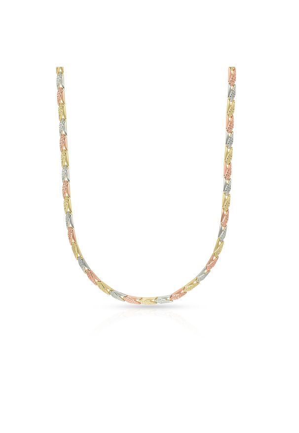 W.KRUK Wspaniały Naszyjnik - złoto 585, Bez kamienia - ZAZ/NZ476BK. Materiał: złote. Kolor: złoty