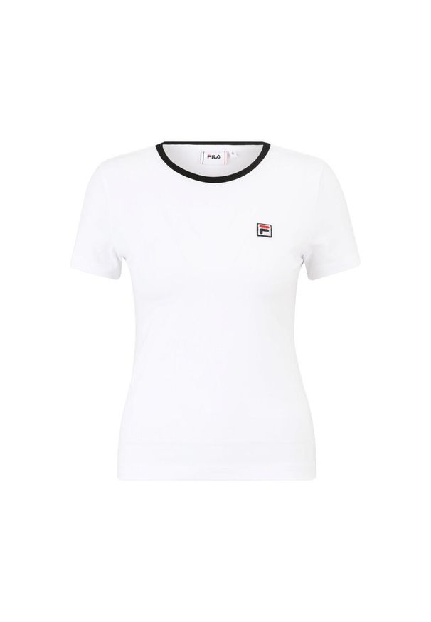 Slim fit T-shirt damski Fila Lectoure. Kolor: biały