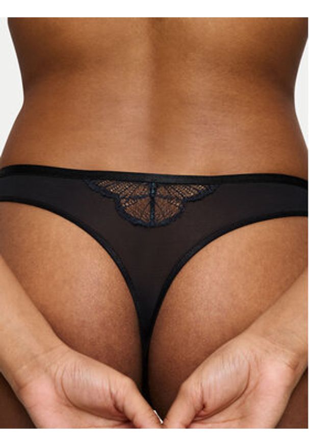 Triumph Stringi Palina Moonlight Kiss 10224827 Czarny. Kolor: czarny. Materiał: syntetyk