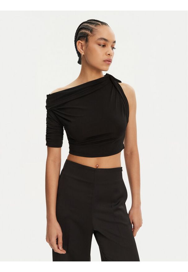 JACQUEMUS Top 241JS158-2032 Czarny Regular Fit. Kolor: czarny. Materiał: bawełna