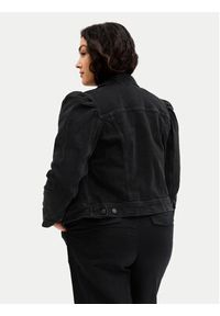 GAP - Gap Kurtka jeansowa 635632-00 Czarny Slim Fit. Kolor: czarny. Materiał: bawełna #6