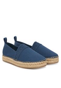 Calvin Klein Espadryle Oblique Espadrille Webbing HW0HW02934 Niebieski. Kolor: niebieski. Materiał: materiał #5