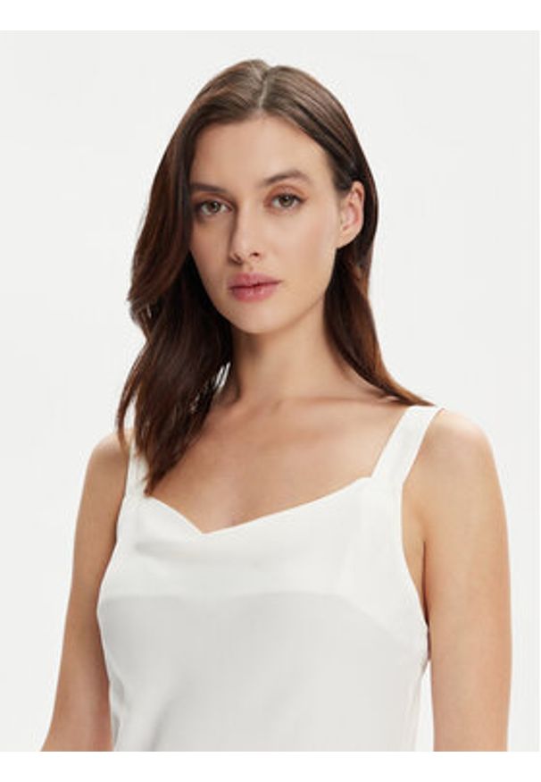 Marella Top Odilia 2413161182 Biały Regular Fit. Kolor: biały. Materiał: jedwab