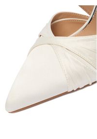 Nine West Szpilki CEO-259-73 02 Écru. Kolor: kremowy. Materiał: materiał. Obcas: na szpilce #9