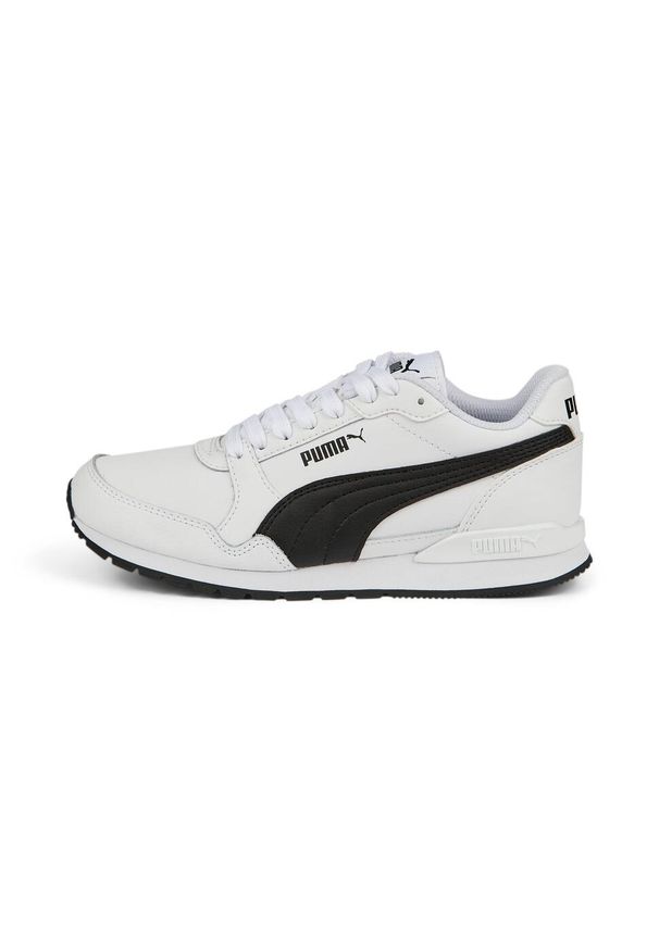 Buty do chodzenia Puma ST RUNNER V3 L JR 38490407. Kolor: biały. Materiał: guma, materiał, syntetyk. Sport: turystyka piesza