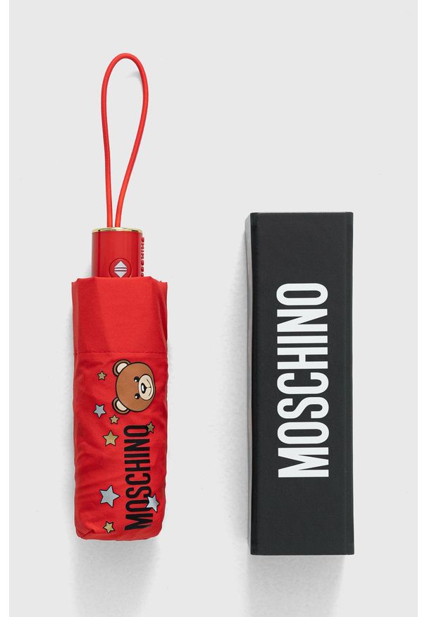 MOSCHINO - Moschino - Parasol. Kolor: czerwony