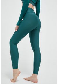 CASALL - Casall legginsy do jogi kolor zielony gładkie. Kolor: zielony. Materiał: włókno, dzianina, materiał. Wzór: gładki. Sport: joga i pilates #4