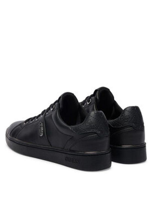 Guess Sneakersy FLFBTZ ELE12 Czarny. Kolor: czarny. Materiał: skóra