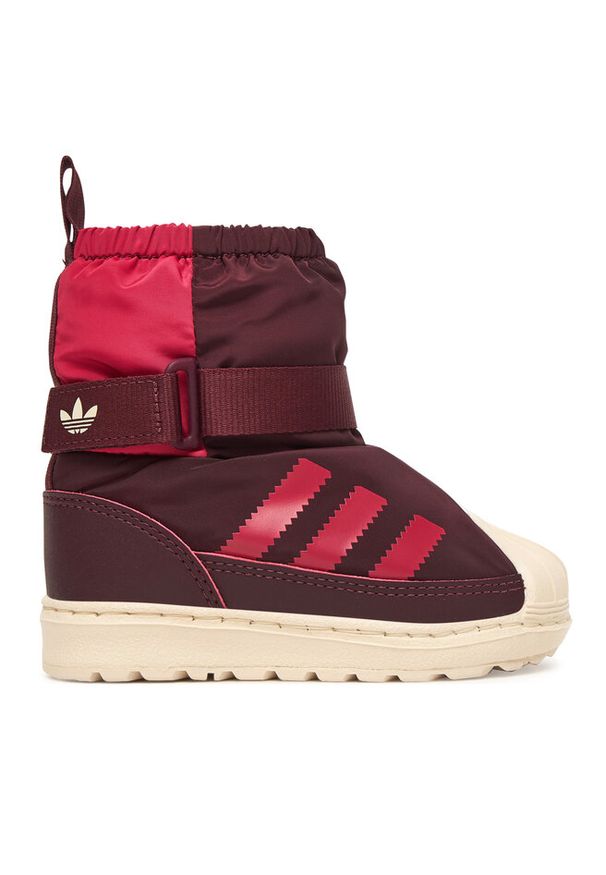 Adidas - Śniegowce adidas. Kolor: czerwony