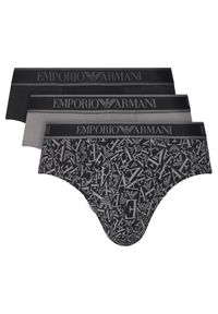 Emporio Armani Underwear Komplet 3 par slipów EM000369 AF10779 MC198 Szary. Kolor: szary. Materiał: bawełna