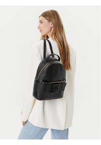 Armani Exchange Plecak XW001204 AF13672 UC001 Czarny. Kolor: czarny. Materiał: skóra #1